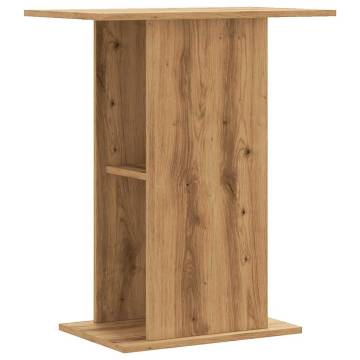 Stylish Aquarium Stand in Artisan Oak - 36x60.5x72.5 cm