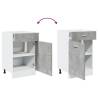 Drawer Bottom Cabinet - Concrete Grey 50x46x81.5 cm | HipoMarket