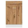 Drawer Bottom Cabinet - Artisan Oak 50x46x81.5 cm | Hipo Market