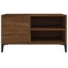 Record Cabinet in Brown Oak | Stylish Vinyl Storage