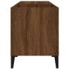 Record Cabinet in Brown Oak | Stylish Vinyl Storage