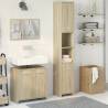 3 Piece Bathroom Furniture Set - Sonoma Oak | Hipo Market