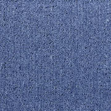 Stair Mats 10 pcs 65x24 cm Blue - Non-Slip & Washable