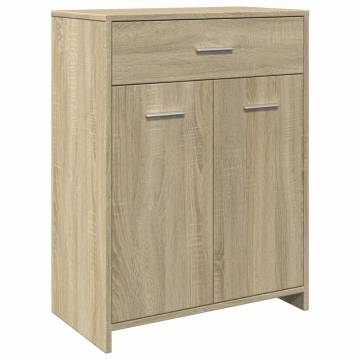 4 Piece Bathroom Furniture Set in Sonoma Oak | Hipomarket