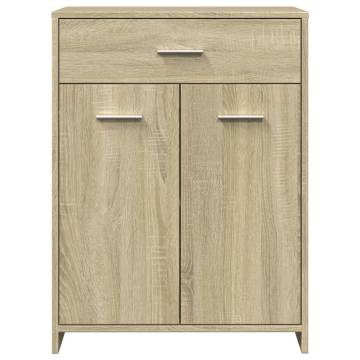 4 Piece Bathroom Furniture Set in Sonoma Oak | Hipomarket