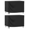  Garden Furniture Covers 2 pcs Black 140x70x90 cm Waterproof 420D Size 140 x 70 x 90 cm Quantity in Package 1 