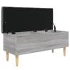 Storage Bench Grey Sonoma - Stylish & Functional | HipoMarket