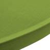 Stretch Table Cover Set - 4 pcs, 80 cm Green | Hipo Market