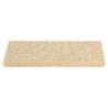 Self-Adhesive Sisal-Look Stair Mats - 15 pcs Light Beige