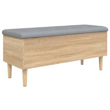 Storage Bench Sonoma Oak - Stylish & Functional 102x42x46 cm