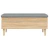 Storage Bench Sonoma Oak - Stylish & Functional 102x42x46 cm