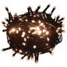 Flocked Snow Artificial Christmas Tree with 300 LEDs - 240 cm