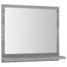 Bathroom Mirror Grey Sonoma - Stylish & Practical 40x10.5x37 cm