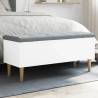  Storage Bench White 102x42x46 cm Engineered Wood Colour white Size 102 x 42 x 46 cm 