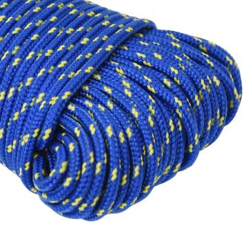 Boat Rope Blue 4 mm 50 m - Durable Polypropylene | HipoMarket