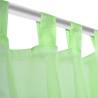 Apple Green Sheer Curtain 140x245 cm - 2 Pcs | Hipo Market