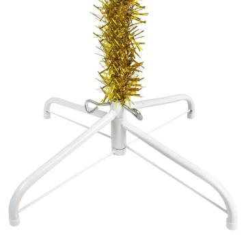 Slim Gold Christmas Tree 180 cm | Elegant Holiday Decor