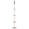 Floor to Ceiling Cat Tree - Light Grey 267.5-297.5 cm | HipoMarket