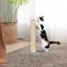  Cat Scratching Post Light Grey 22x22x45 cm Colour light grey 