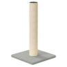 Light Grey Cat Scratching Post - 22x22x45 cm | HipoMarket