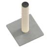 Light Grey Cat Scratching Post - 22x22x45 cm | HipoMarket