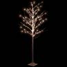 LED White Birch Tree with 128 Warm White LEDs - 220 cm