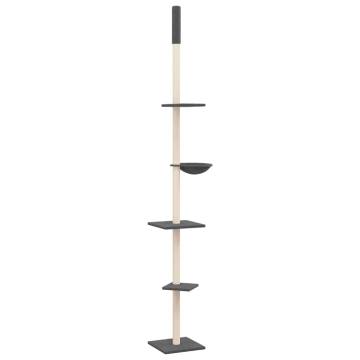 Floor to Ceiling Cat Tree - Dark Grey | Hipomarket UK