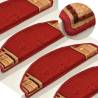  Stair Mats Self-adhesive 5 pcs 65x21x4 cm Red Colour red Quantity in Package 5 Shape half-round 