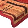 Self-Adhesive Stair Mats 5 pcs 65x21 cm - Red | HipoMarket