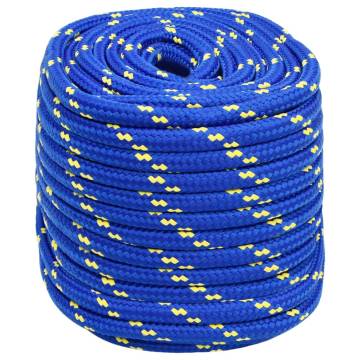 Boat Rope Blue 16mm 100m Polypropylene - Durable & Versatile