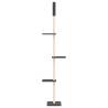 Floor to Ceiling Cat Tree Dark Grey - Entertain Your Cats | HipoMarket