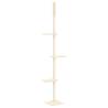 Floor to Ceiling Cat Tree Cream | 267.5-297.5 cm