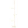 Floor to Ceiling Cat Tree Cream | 267.5-297.5 cm