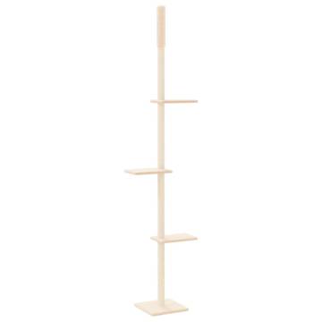 Floor to Ceiling Cat Tree Cream | 267.5-297.5 cm