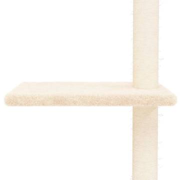 Floor to Ceiling Cat Tree Cream | 267.5-297.5 cm