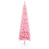 Slim Pink Christmas Tree 240 cm - Unique Holiday Centerpiece