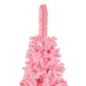 Slim Pink Christmas Tree 240 cm - Unique Holiday Centerpiece