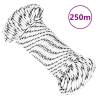 Braided Boat Rope White 5mm x 250m - Durable Polyester