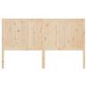 Solid Pine Wood Bed Headboard - 140.5x4x100 cm | Hipomarket