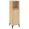 3 Piece Bathroom Furniture Set - Sonoma Oak | Hipomarket UK