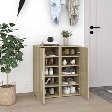 Shoe Cabinets 2 pcs Sonoma Oak - Stylish Storage Solution