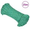  Boat Rope Green 4 mm 25 m Polypropylene Colour green Quantity in Package 1 Length 25 m Diameter 4 mm 