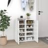  Shoe Cabinets 2 pcs White 32x35x70 cm Engineered Wood Colour white Quantity in Package 2 Number of 1 Number of shelves 