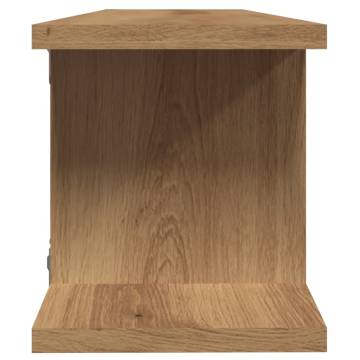 Wall Shelves 2 pcs Artisan Oak | Durable Engineered Wood