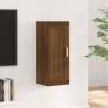 Wall Cabinet Brown Oak 35x34x90 cm Engineered Wood Colour brown oak Quantity in Package 1 Number of Pieces 