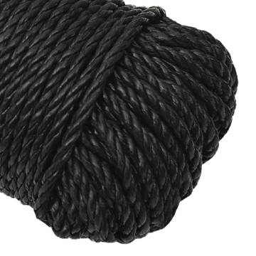 Black Work Rope 3mm - 500m Durable Polypropylene