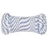 Boat Rope White 4mm 100m Polypropylene for Sailing & Yachting