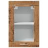 Hanging Glass Cabinet Old Wood 40x31x60 cm – Stylish Storage