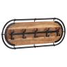  Wall-mounted Coat Rack with 5 Hooks Solid Wood Acacia Quantity in Package 1 Material solid acacia wood 