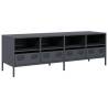 TV Cabinet Anthracite 135x39x43.5 cm - Industrial Design